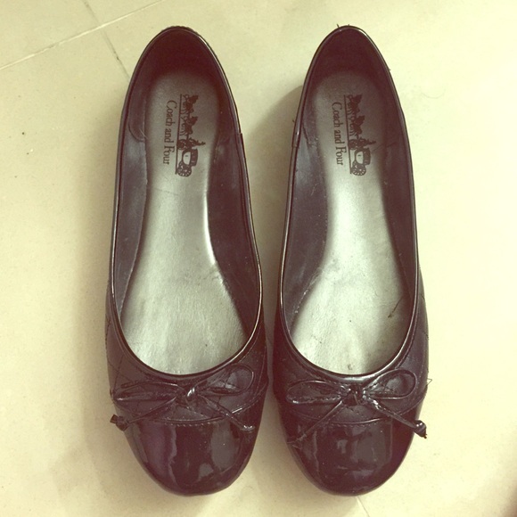 Coach Flats Black