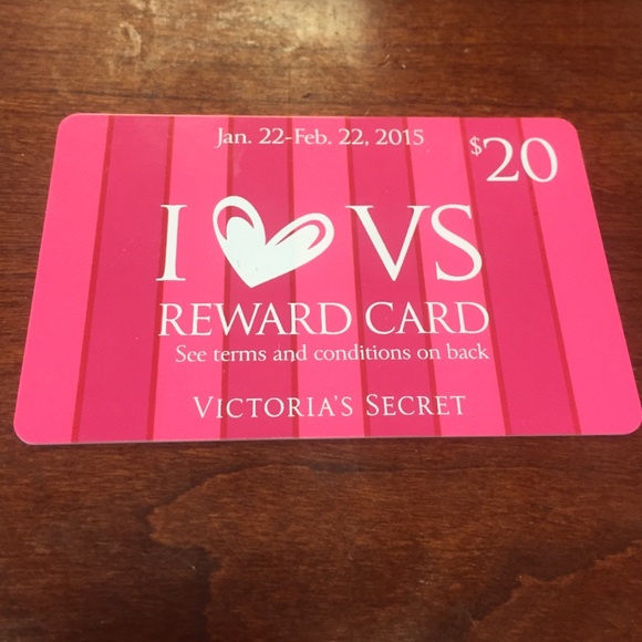 VS reward card $20!!!