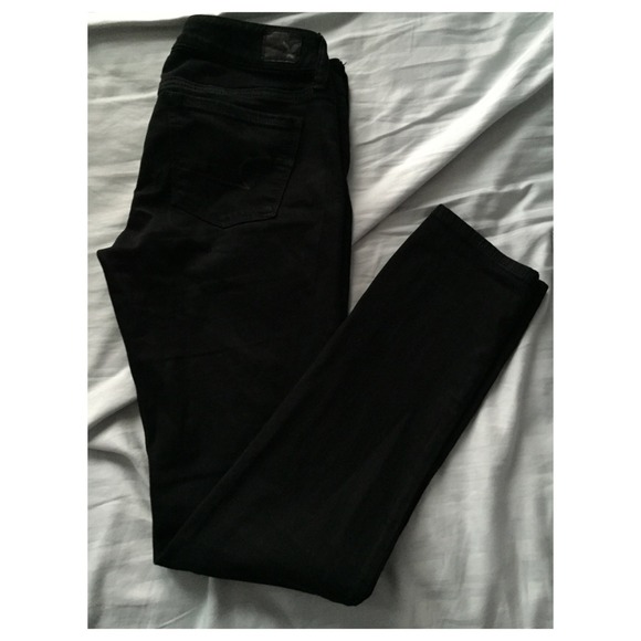 Black American Eagle Skinny Jeans (regular)