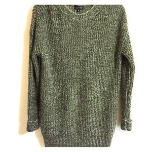 Army Green Oversized Sweater