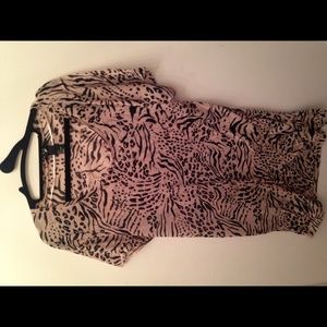 Tan cheetah sun dress