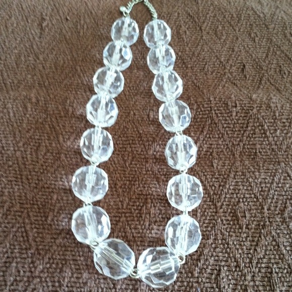 Clear Acrylic necklace
