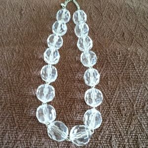 Clear Acrylic necklace