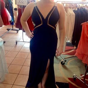 Faviana dress. Worn once!