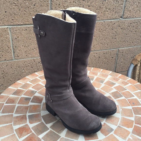 Reserved Ugg size 7 grey suede boots