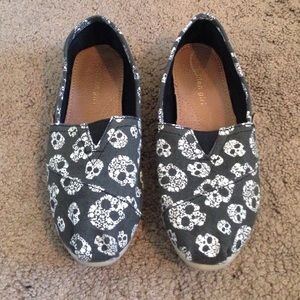 Madden Girl Skull Slip On's