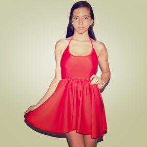American Apparel Nylon Tricot Figure Skater Dress
