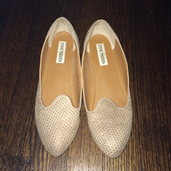 Steve Madden gold embellished flats - Picture 2 of 3
