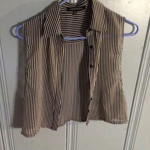 Striped Dress Shirt by F&E