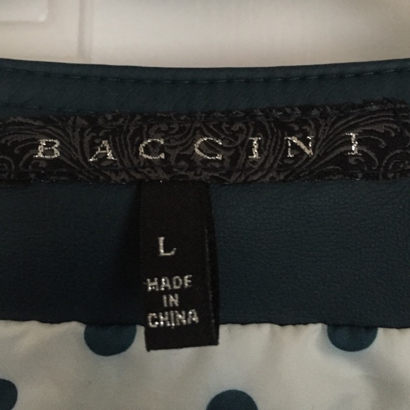 Dark teal Vegan Leather girly moto - Picture 3 of 4