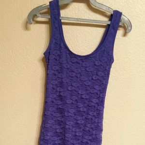 Blue lace bodycon dress