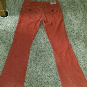 True Religion Coral Joey corduroy jeans
