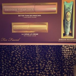 Too Faced Mascara Lip Color & Eyeshadow Primer Set