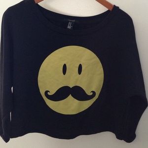 Forever 21 crop :-) sweatshirt
