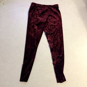 Adorable Red Velvet Leggings