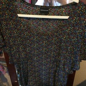 Central Park West floral blouse