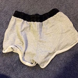 Leather Waistband Sweatshorts