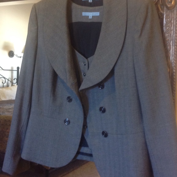 Antonio Melani 3 piece vested suit.