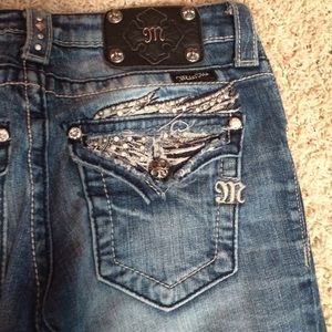 Miss Me Light Wash Skinny Jeans