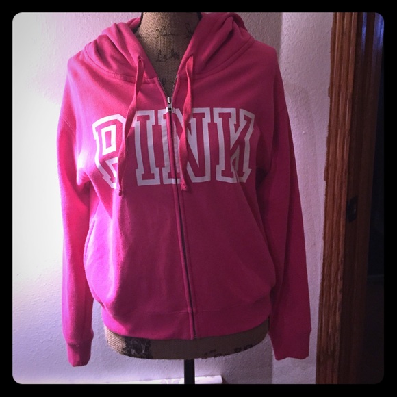 Pink zip up