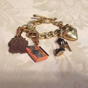 Gold Juicy Couture Charm Bracelet