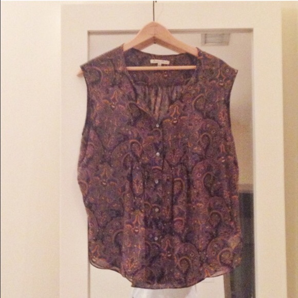 Madewell Silk Paisley Top