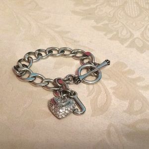 Pave Sliver Juicy Couture Charm Bracelet