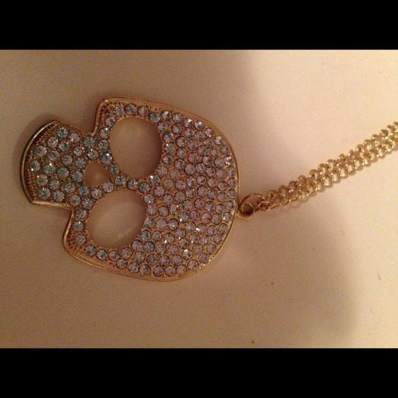 Gold Skull Necklace