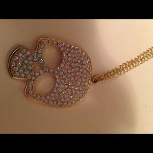Gold Skull Necklace