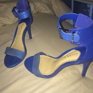 Gianni bini blue heels
