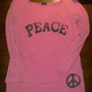 Pink Peace sweatshirt
