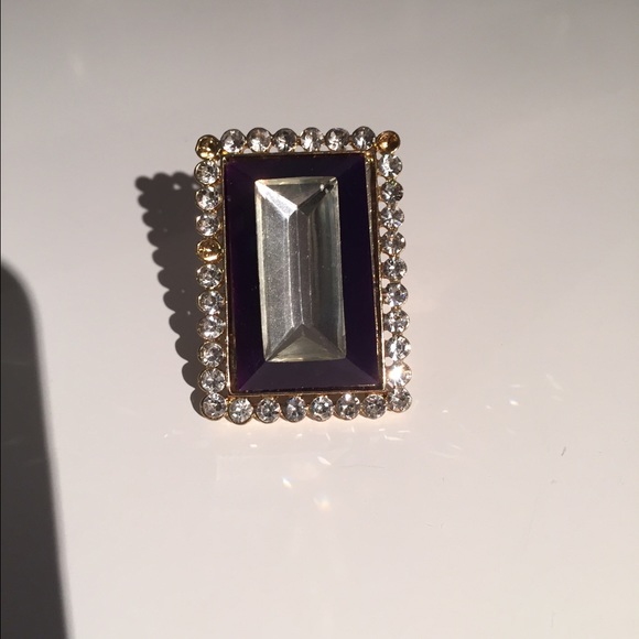 Large purple ring