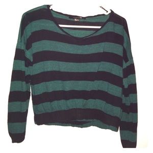 Stripe crop top forever21