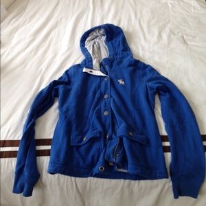 Two Abercrombie & Fitch sweatshirts