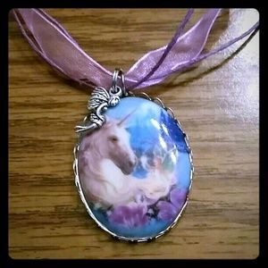 Unicorn fairy necklace