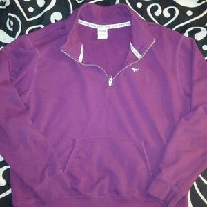 Pink half Zip pullover