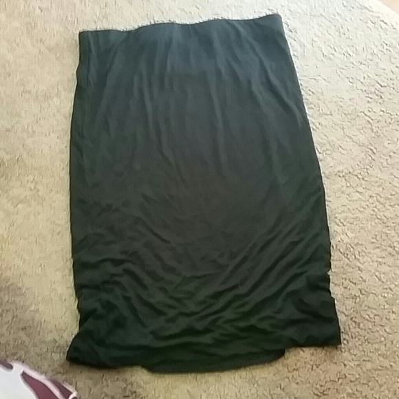Knee length skirt