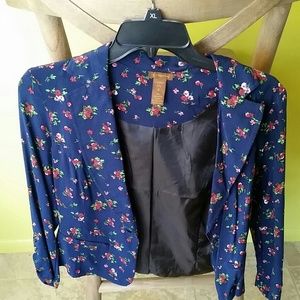 NWOT Floral blazer