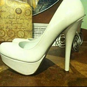 White pumps