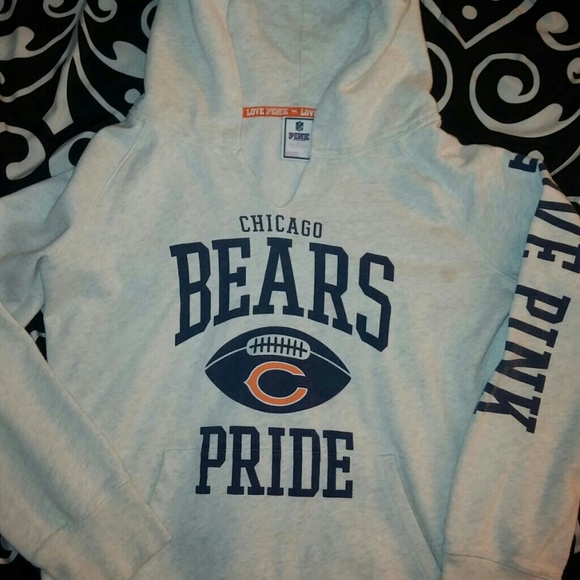 Pink Chicago Bears pullover