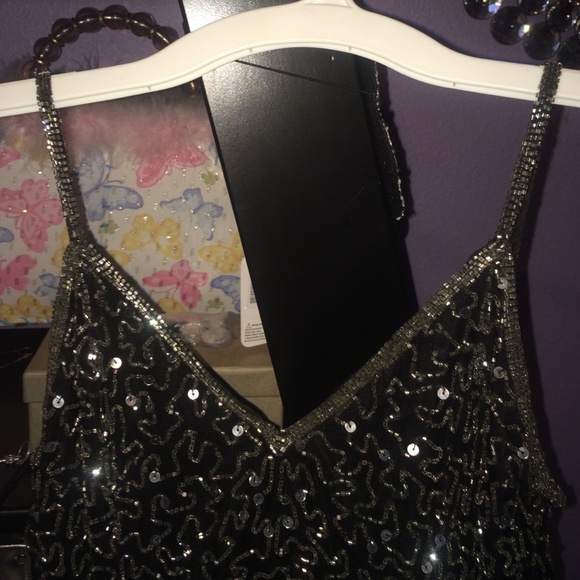 Dazzling gorgeous sequin maxi dress - Picture 2 of 4