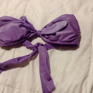 Purple bikini top