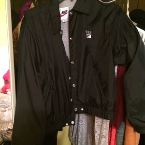 Black NIKE windbreaker jacket