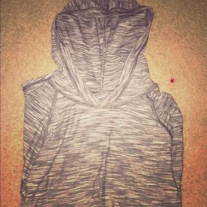 Never worn hoodie, V-neck, Grey