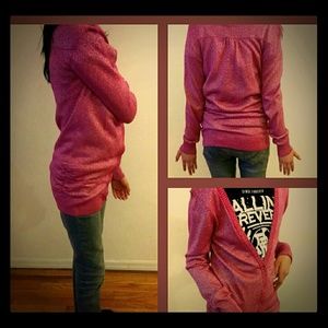 Pretty pink tween sweater