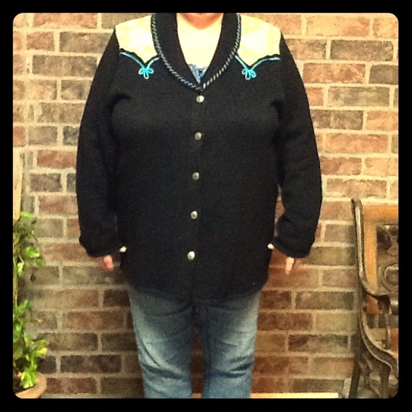 Western wear sweater