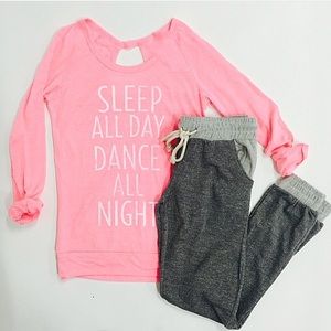 my sleeps all day sleep all day all pink shirt graphic s from kate s closet on poshmark my sleeps all day sleep all day all pink shirt graphic s from kate s closet on poshmark