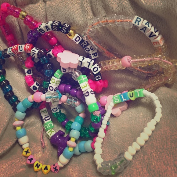 10 rave kandi rave bracelets