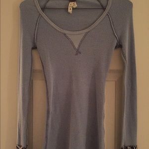 Free People Blue Hyperactive Cuff Thermal