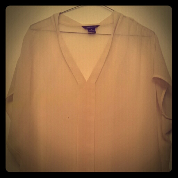 Short sleeved over sized top